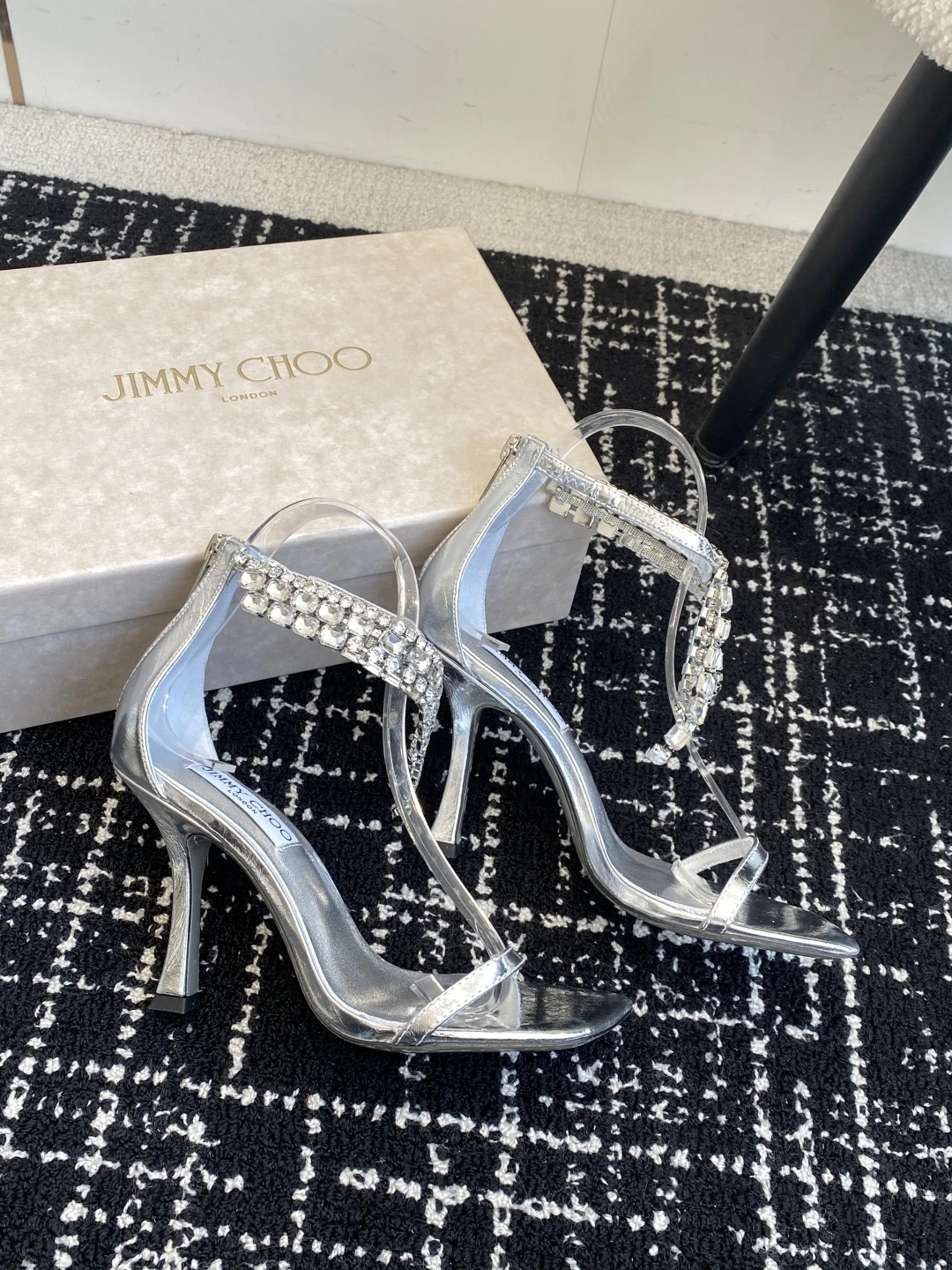 COCO--Ji77y 3ho5 VERITYSANDAL100BYK lambskin Heel height：9.5cm item:E-X000C0493H